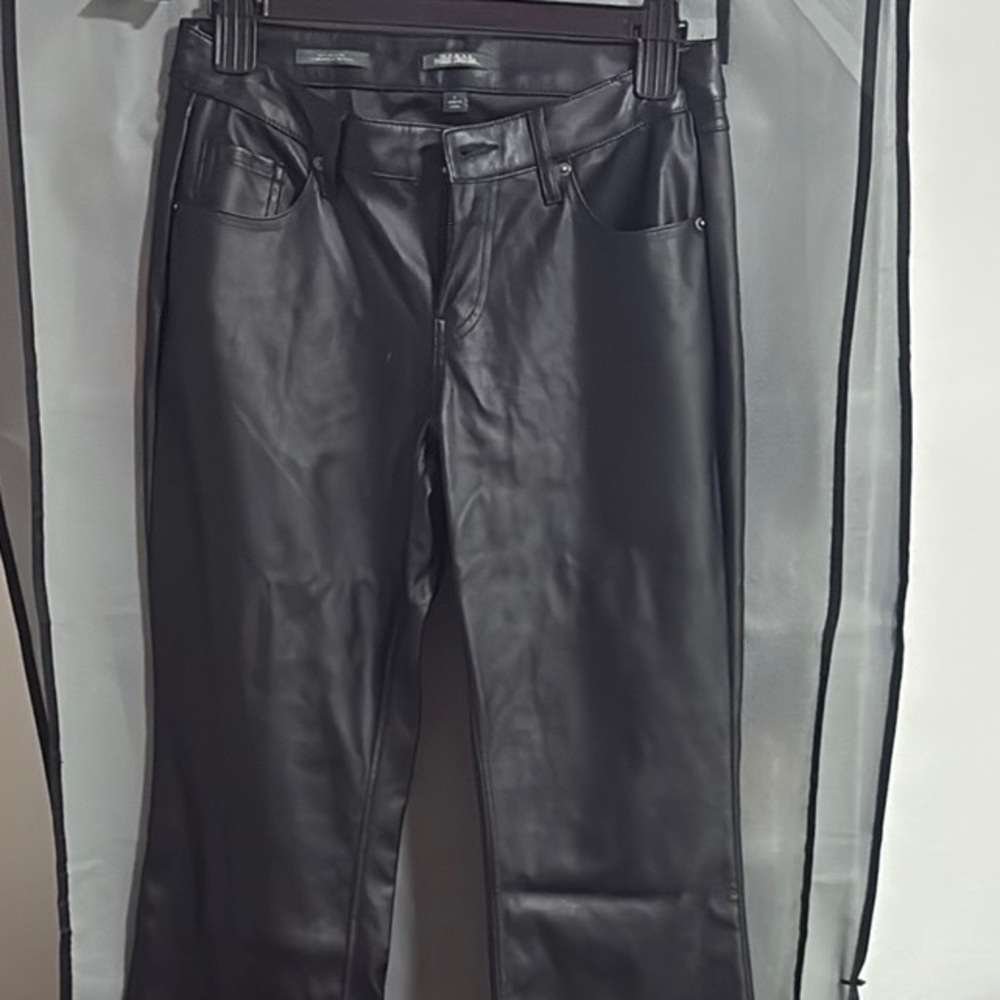 Wild Fable Black Faux Leather Pants